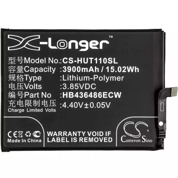 Батерия за мобилен телефон Huawei BLA-AL00, CLT-L04, G10 Plus  HB436486ECW LiPo  3,85V 3900 mA Cameron Sino