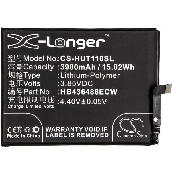 Батерия за мобилен телефон Huawei BLA-AL00, CLT-L04, G10 Plus  HB436486ECW LiPo  3,85V 3900 mA Cameron Sino