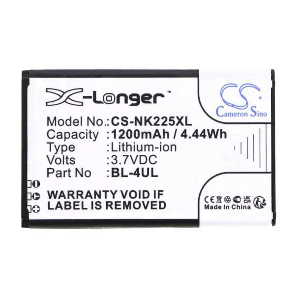 Батерия за телефон NOKIA 3310 , Asha 225, TA1030 BL-4UL / BL-4WL   LiIon 3,7V 1200mAh CAMERON SINO