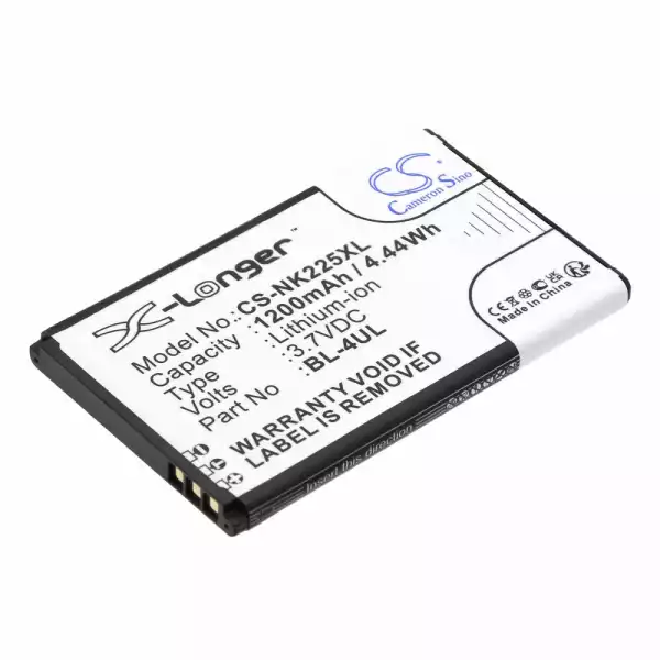 Батерия за телефон NOKIA 3310 , Asha 225, TA1030 BL-4UL / BL-4WL LiIon 3,7V 1200mAh CAMERON SINO Батерия за телефон NOKIA 3310 , Asha 225, TA1030 BL-4UL / BL-4WL LiIon 3,7V 1200mAh CAMERON SINO