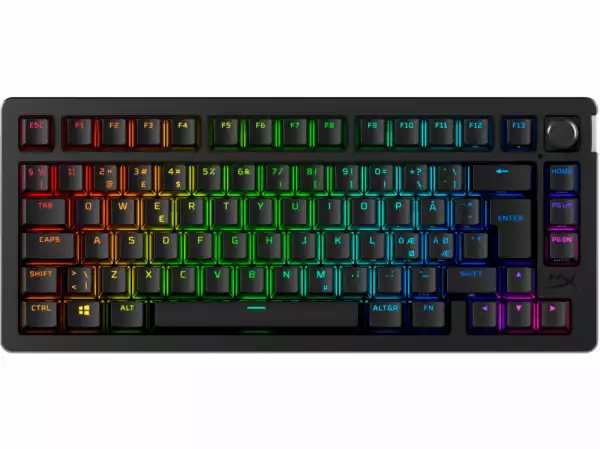 Безжична геймърска механична клавиатура с HyperX Alloy Rise 75