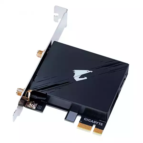 Безжична карта GIGABYTE AORUS WIFI 7 5800Mbps, Bluetooth 5.3 Безжична карта GIGABYTE AORUS WIFI 7 5800Mbps, Bluetooth 5.3