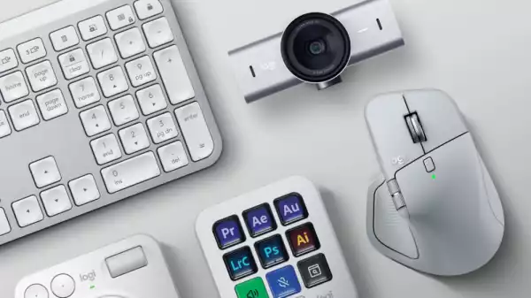 Безжична лазерна мишка LOGITECH MX MASTER 4 Pale Gray