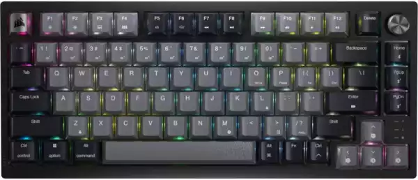 Безжична механична клавиатура Corsair K65 Plus RGB 75% , HS, Corsair NLX Red Key Switches