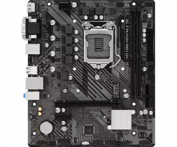 Дънна платка ASRock H510M-HDV/M.2 SE, LGA1200, DDR4, mATX Дънна платка ASRock H510M-HDV/M.2 SE, LGA1200, DDR4, mATX