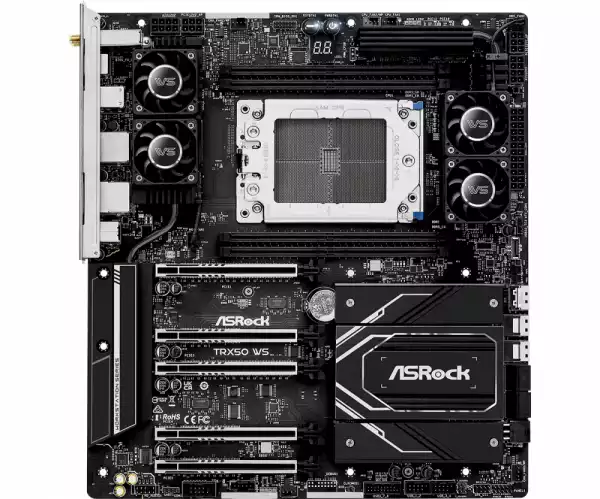 Дънна платка ASROCK TRX50 WS, Socket sTR5, ATX, 4xDDR5 Дънна платка ASROCK TRX50 WS, Socket sTR5, ATX, 4xDDR5