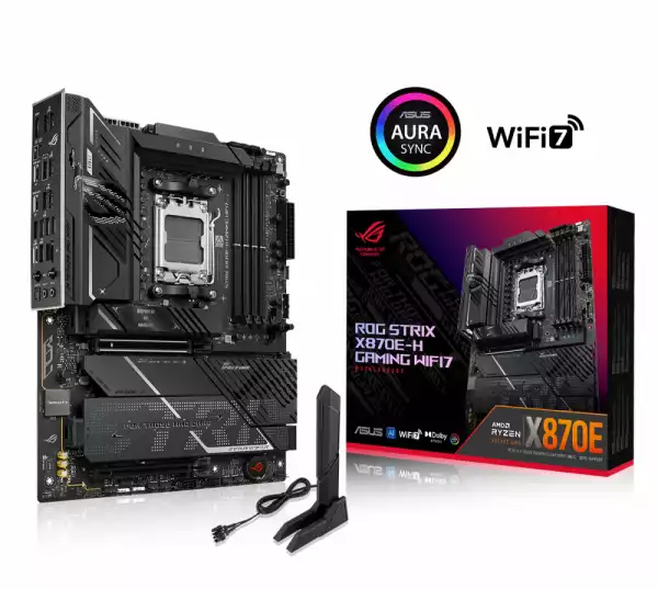 Дънна платка ASUS ROG STRIX X870E-H GAMING WIFI7 AM5 DDR5