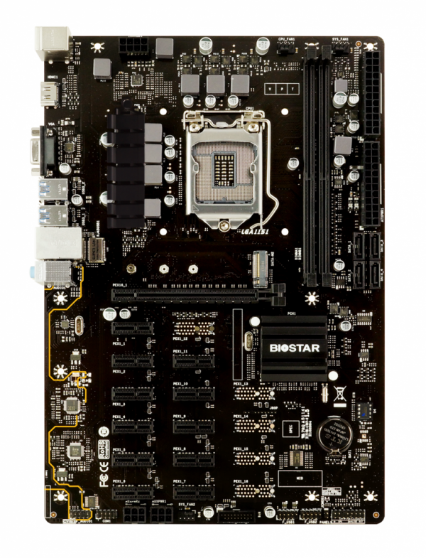 Дънна платка BIOSTAR TB360-BTC PRO 2.0 Intel Socket 1151 Дънна платка BIOSTAR TB360-BTC PRO 2.0 Intel Socket 1151