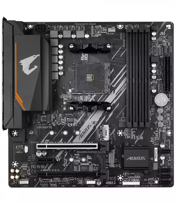 Дънна платка GIGABYTE B550M AORUS ELITE, Socket AM4 Дънна платка GIGABYTE B550M AORUS ELITE, Socket AM4
