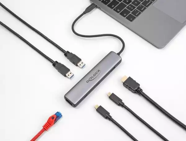 Докинг станция Delock USB 40 Gbps USB Type-C