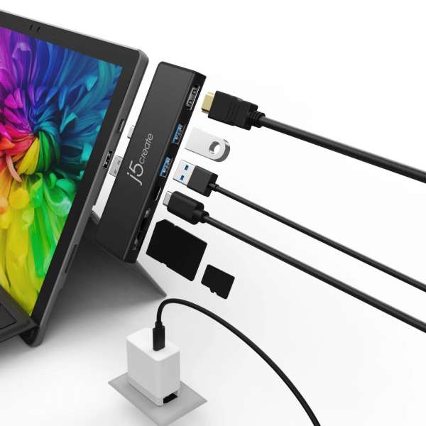 Докинг станция j5create ULTRADRIVEMINIDOCK , 7 в 1 Докинг станция j5create ULTRADRIVEMINIDOCK , 7 в 1