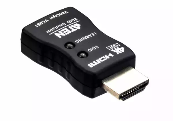 ЕDID емулатор адаптер ATEN VC081A, HDMI, 4K, Черен