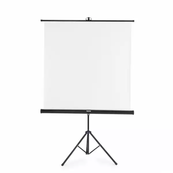 Екран на стойка 125x125 cm, 2 в 1, мобилен комплект, 21575