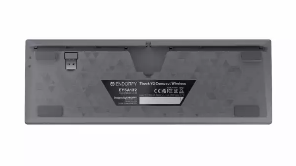 Endorfy механична клавиатура Thock Wireless V2 Compact, PBT, Endorfy Yellow, US Layout