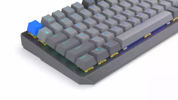 Endorfy механична клавиатура Thock Wireless V2 75%, PBT, Endorfy Yellow switch, US Layout