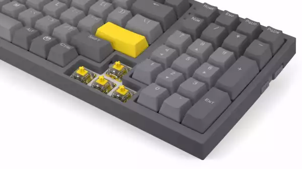 Геймърскa безжична механична клавиатура ENDORFY Celeris 1800 - Endorfy Yellow Switch - Full Size