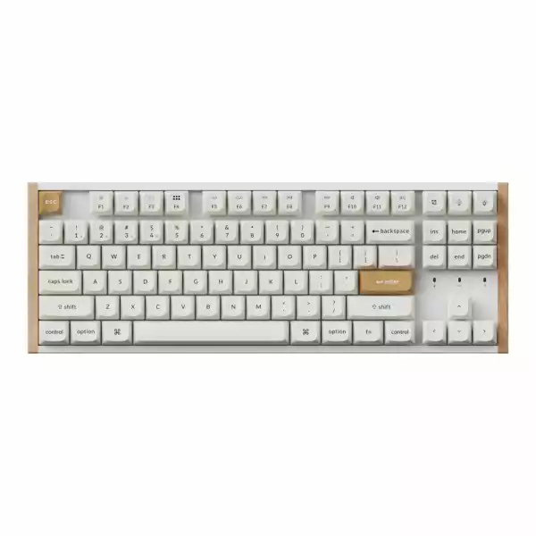 Геймърска Механична клавиатура Keychron K8 HE Magnetic Switch - White Special Edition