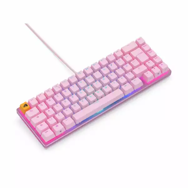 Геймърска механична клавиатура Glorious GMMK 2 Pink Compact- Fox Switches UK-Layout