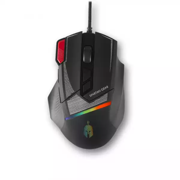 Геймърска мишка Spartan Gear Talos 2 - Черна