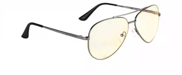 Компютърни очила GUNNAR Maverick Gunmetal Clear, Сребрист