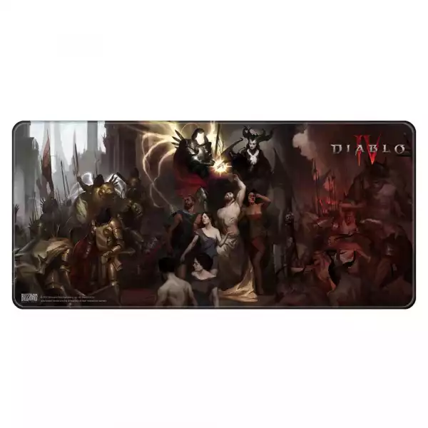 Геймърски пад Diablo IV - Inarius and Lilith, XL Геймърски пад Diablo IV - Inarius and Lilith, XL