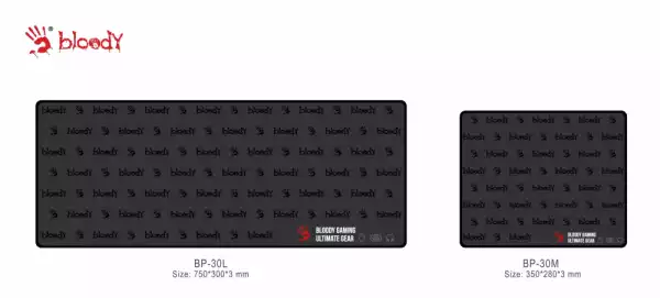 Геймърски пад за мишка Bloody BP-30L, XL размер, 750 x 300 x 3mm
