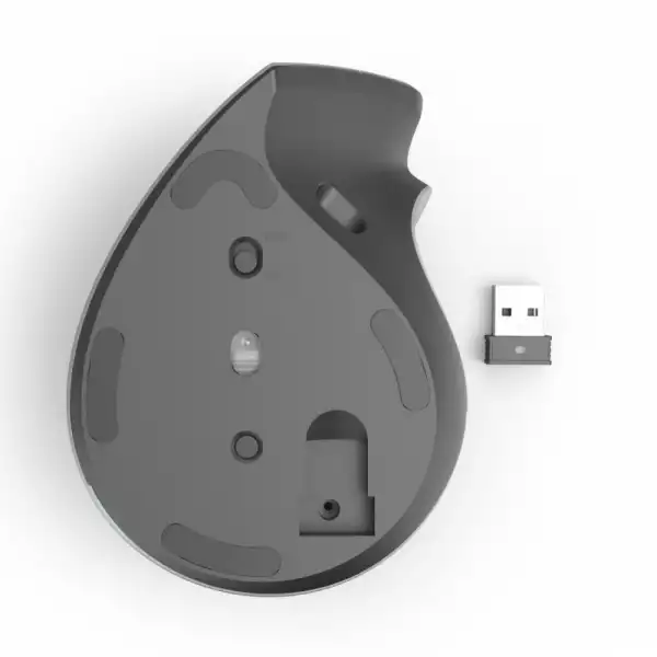 HAMA Безжична Ергономична вертикална мишка "EMW-700", мулти-устройство, антрацит