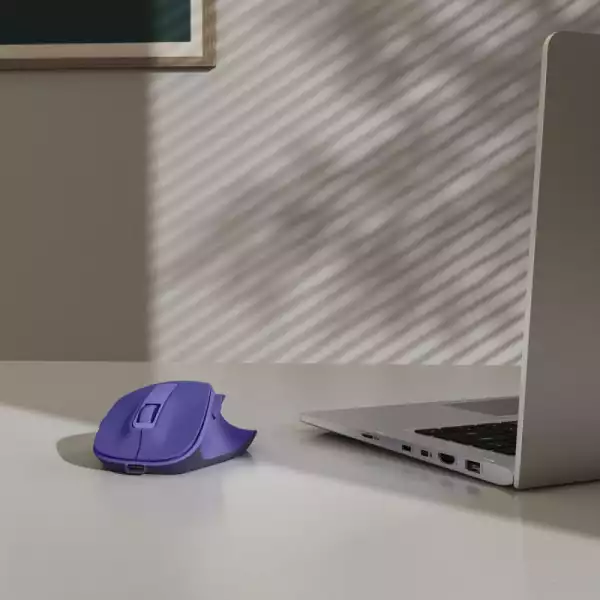 HAMA Безжична оптична мишка WM-500 Recharge, 6 бут.,800/1200/1600 dpi, безшумна, лилаво