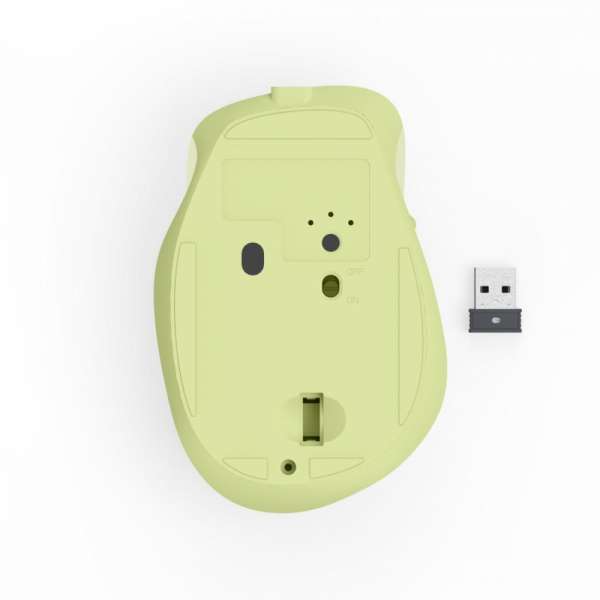 HAMA Безжична оптична мишка WM-500 Recharge, зелена, 6 бут.,800/1200/1600 dpi, безшумна