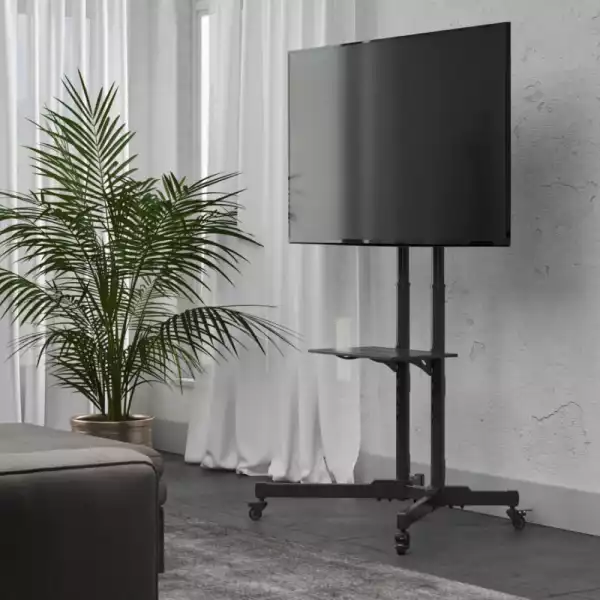 HAMA Мобилна стойка за TV Trolley , до / 75", 220874