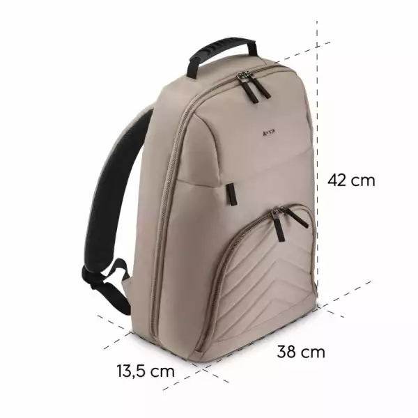 HAMA Раница за лаптоп "Premium Lightweight", до 41 см (16,2"), бежов