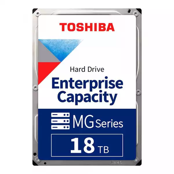 Хард диск Toshiba MG Enterprise, 18TB, 512MB, SATA 6.0Gb/s, 7200rpm, MG09ACA18TE
