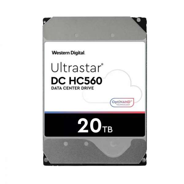 Хард диск WD Ultrastar DC HC560 3.5" 20 TB SATA, 7200RPM, 512MB