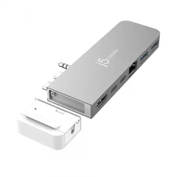 Докинг станция j5create JCD395, USB4 Hub, MagSafe Kit, За MacBook Pro 2021/2022