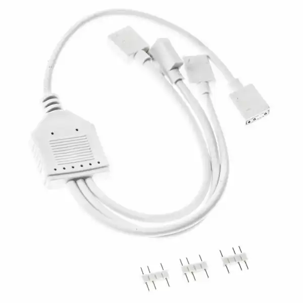 Кабел Kolink ARGB 1-3 Сплитер - 30 cm Бял