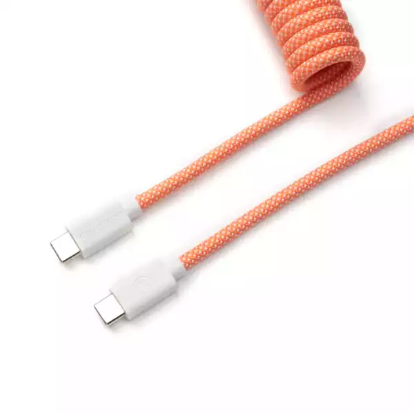 Кабел за клавиатура Keychron Coiled Aviator Pink Orange Кабел за клавиатура Keychron Coiled Aviator Pink Orange