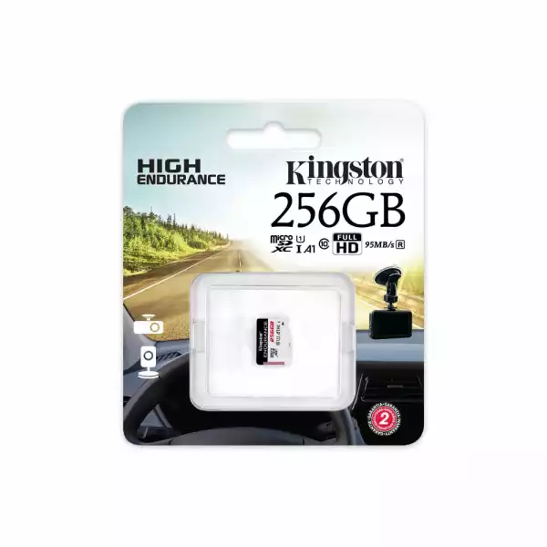 Карта памет Kingston 256GB Endurance microSDXC, C10, A1, UHS-I