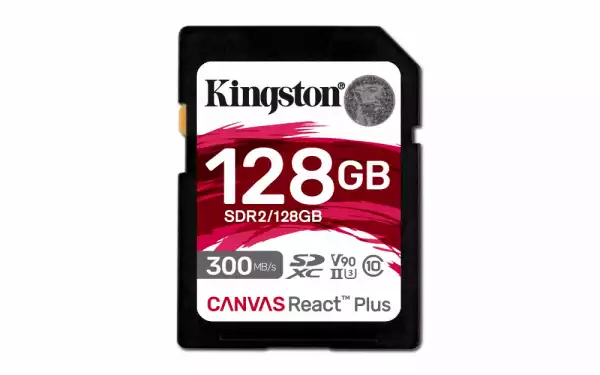 Карта памет Kingston Canvas React SDXC 128GB Карта памет Kingston Canvas React SDXC 128GB