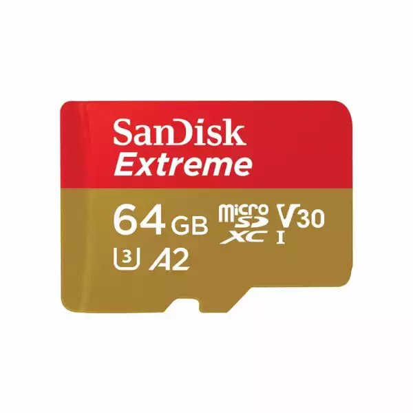 Карта памет SANDISK Extreme microSDXC, 64GB Карта памет SANDISK Extreme microSDXC, 64GB