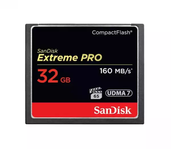 Карта памет SANDISK Extreme PRO, CompactFlash, 32GB