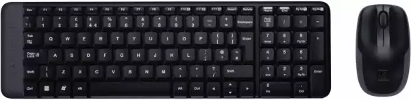 Kомплект безжични клавиатура с мишка Logitech MK220