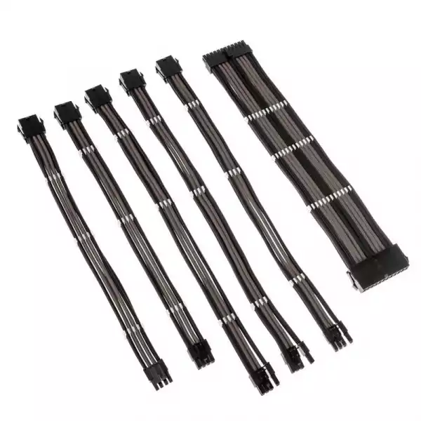 Комплект оплетени кабели Kolink Core, Black/Gunmetal