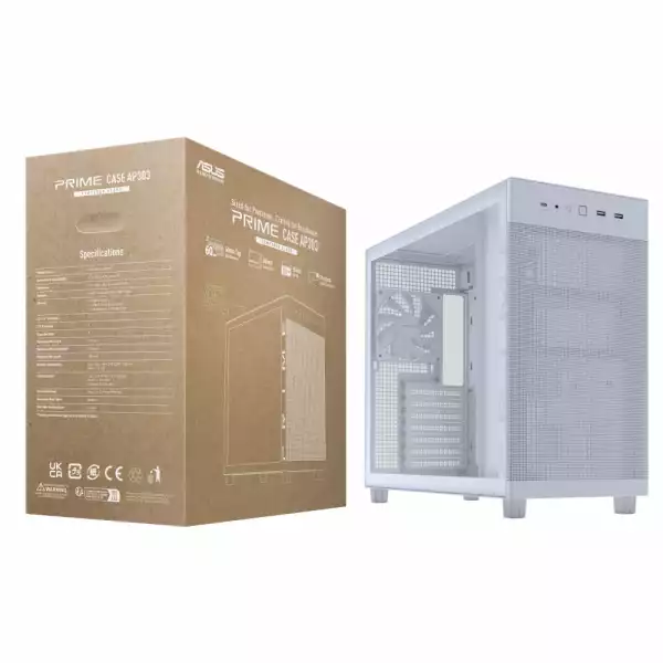 Кутия ASUS PRIME AP303 TG - White