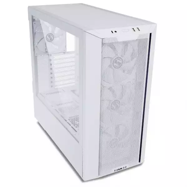 Кутия Lian-Li LANCOOL III Mid-Tower, Tempered Glass, Бяла