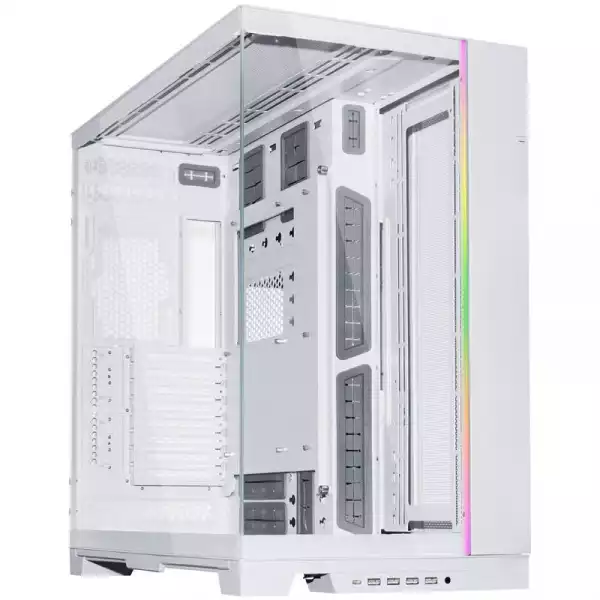 Кутия Lian Li PC-O11 Dynamic EVO XL Full-Tower, Tempered Glass, Бяла