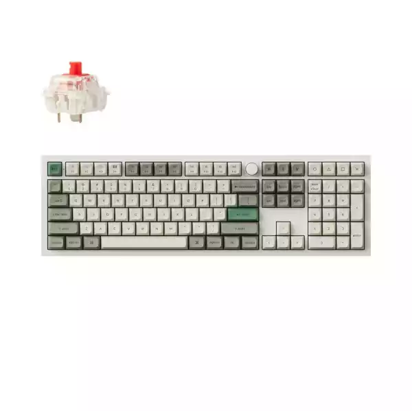 Механична клавиатура Keychron Q6 Max QMK Shell White - Gateron Jupiter Red