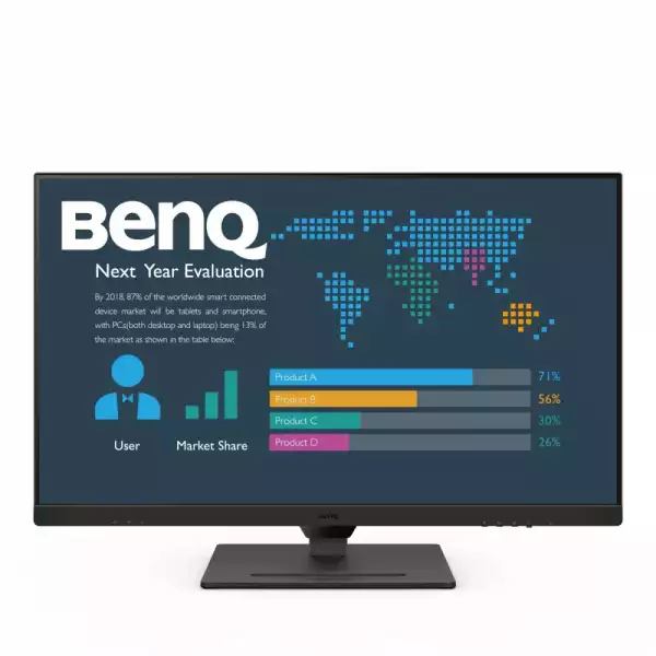 Монитор BenQ BL3290QT, 32 inch, IPS QHD, DisplayPort, HDMI, USB-C, EyeCare