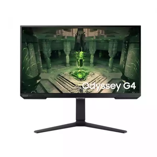 Монитор SAMSUNG 25BG400 25" Odyssey G4, 1920x1080, IPS 240Hz, 1 ms, 400cd/m2, 1000:1, DP, 2xHDMI, Черен