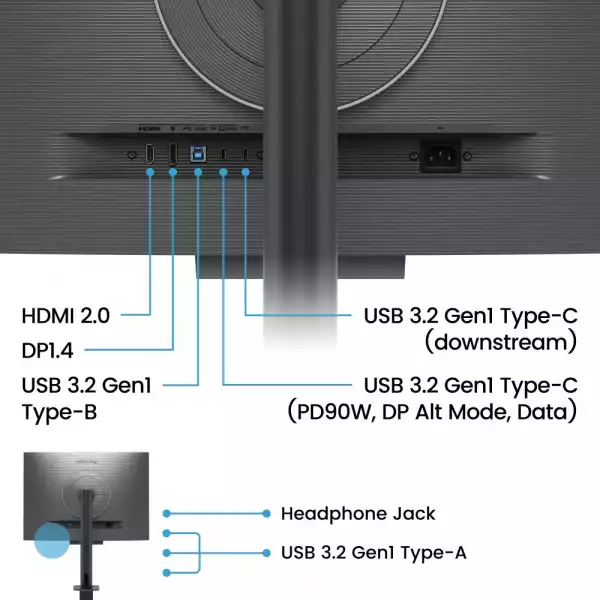 Монитор за програмиране BenQ RD280UA, 28.2", Ergo Stand Монитор за програмиране BenQ RD280UA, 28.2", Ergo Stand