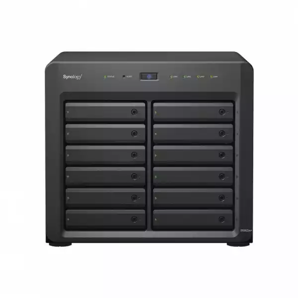 Мрежов сторидж Synology DS3622xs+, За 12 диска, До 200TB, 2.2GHz, 16GB, Гигабит, USB3.0
